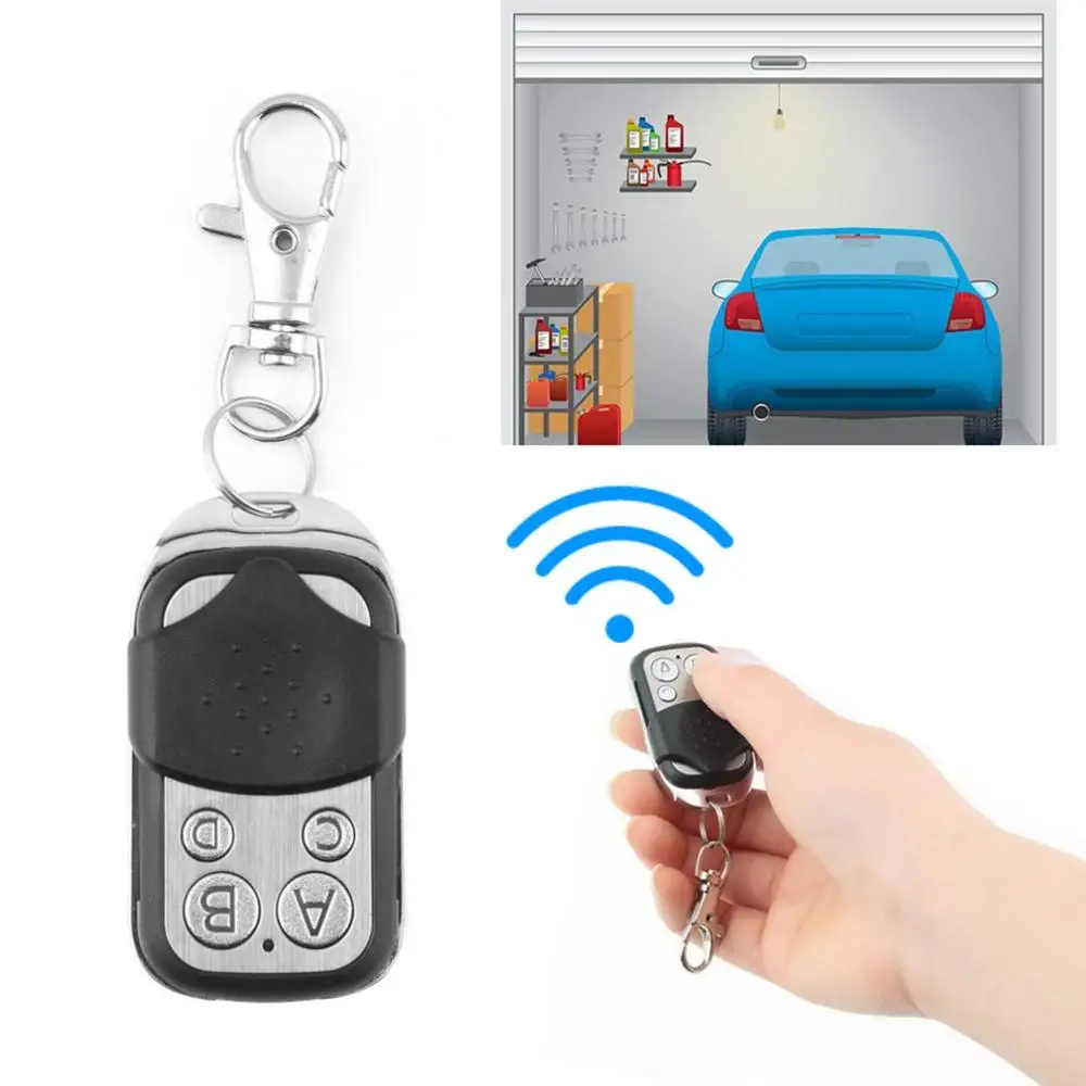 

Lz-0020Abcd 433Mhz Wireless Duplicator Duplicator 4 Buttons Metal Clone Controller For Garage Door Universal Key Fob