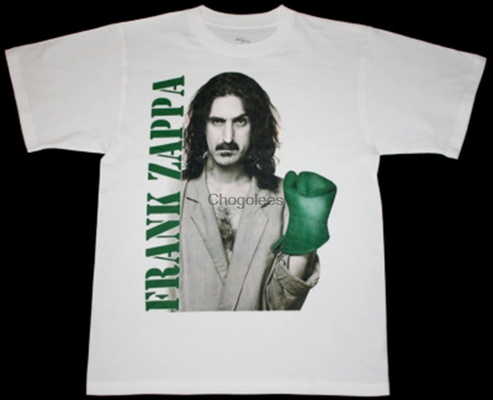 Женская футболка FRANK ZAPPA белая размер S M L 234XL II1023 |