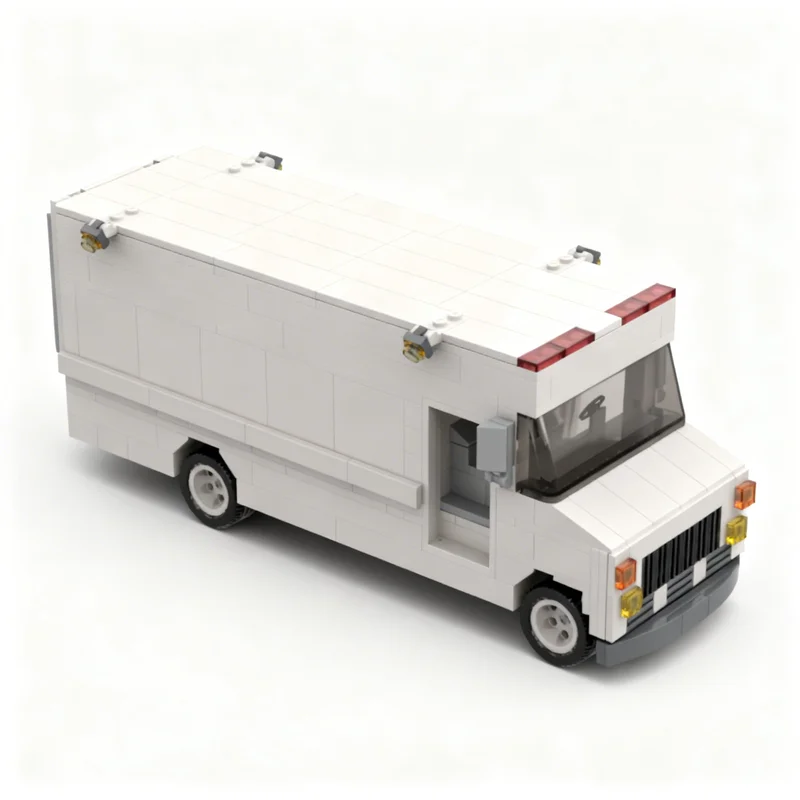 361 деталь MOC «Назад в будущее» — Фургон Дока Брауна подходит для модели DeLorean In The Back City Champions, строительные блоки, рождественские подарки (art.: 3920dd04d45f7) - 3920dd04d45f7