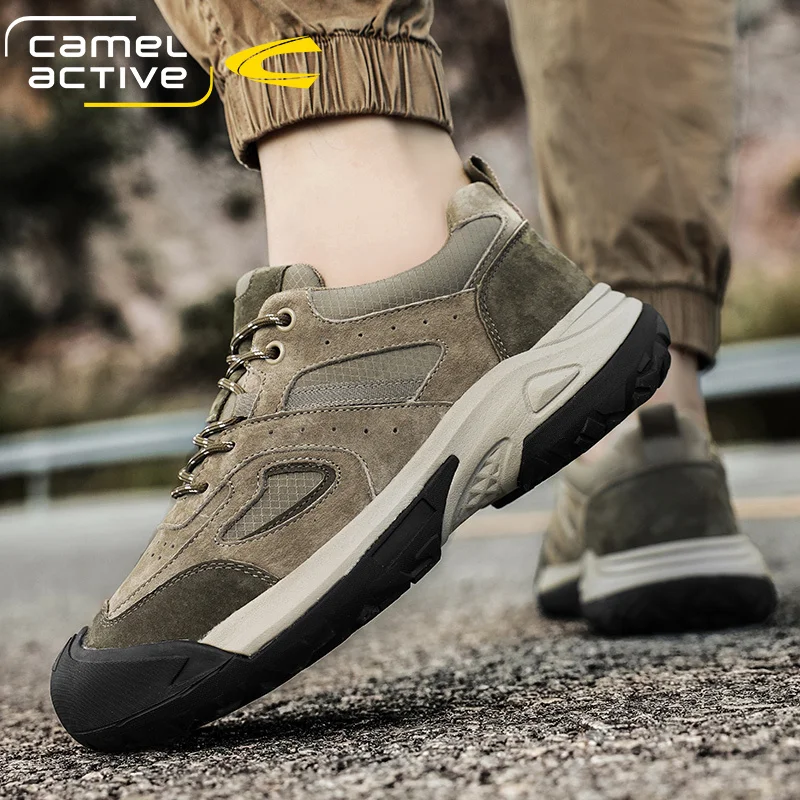 Camel Active Мужская повседневная обувь из коровьей кожи Модная уличная мужская