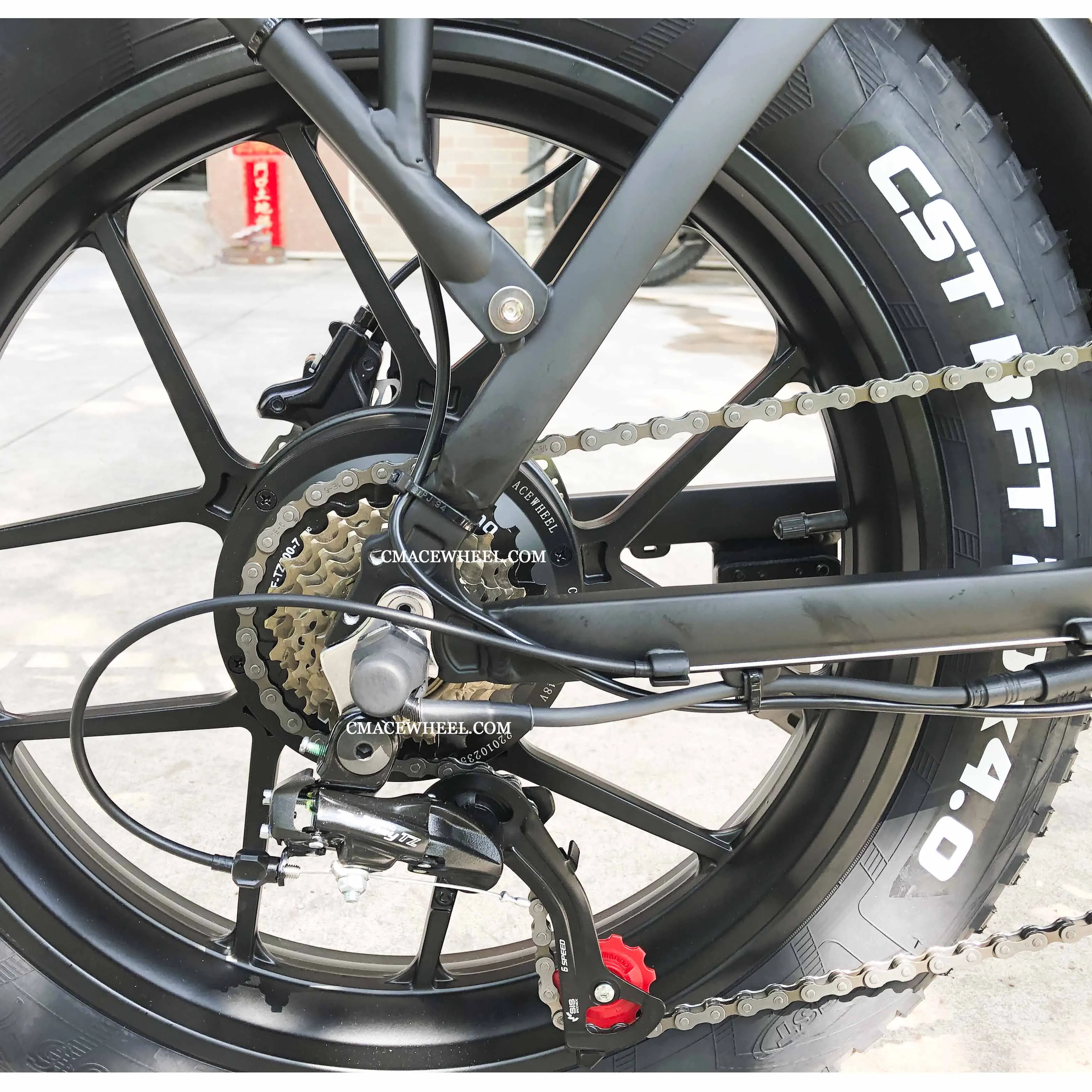 Складной электрический велосипед CMACEWHEEL GW20 750 Вт Мопед 20-дюймовые горные