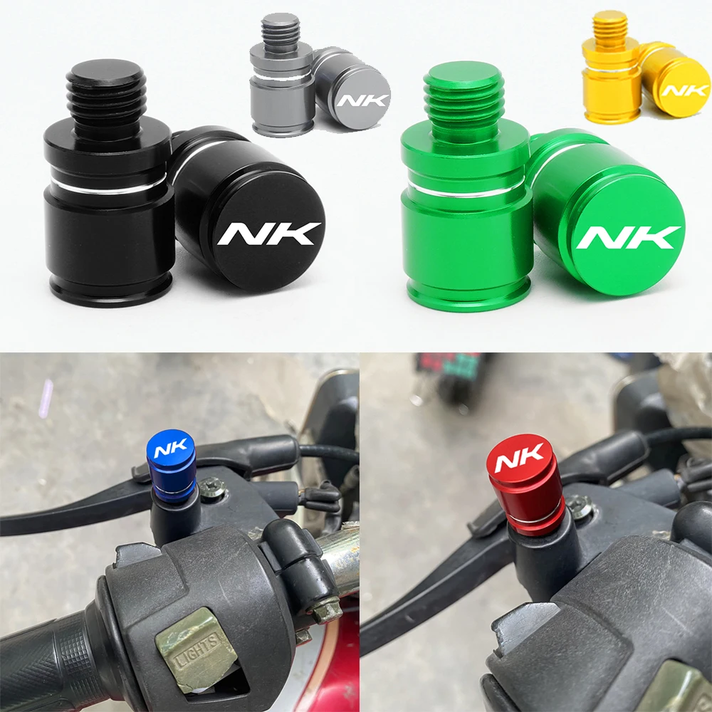 

For CFMOTO 150 250 300 400 450 650 700 800 NK Size M10X1.25 Motorcycle CNC Accessories Rearview Side Mirror Hole Cap Plug Screw