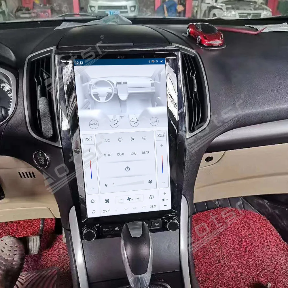 Для Ford Edge S-Max MK2 2015-2018 Android Автомобильный радиоприемник Tesla экран 2Din Стереоприемник