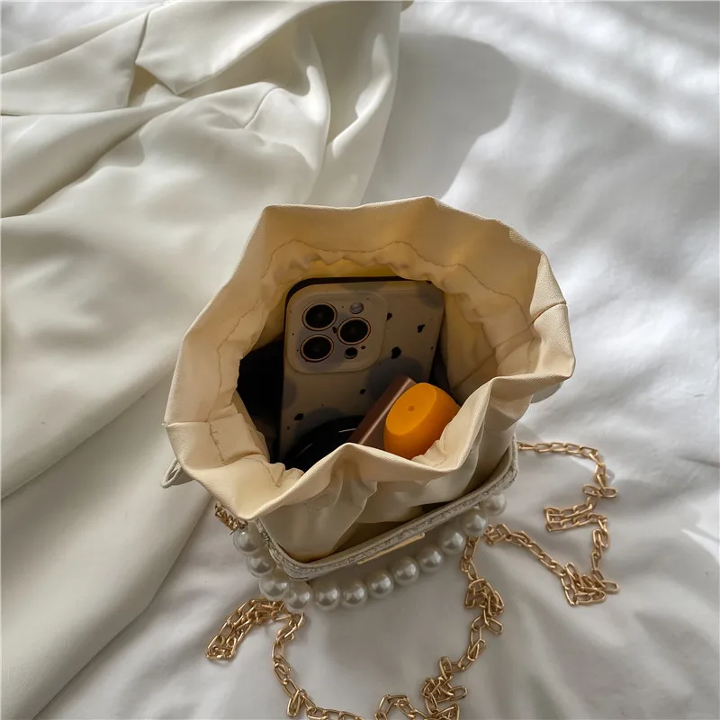 Straw Bags for Women 2022 Summer Hand-Woven Rattan Bag Handmade Woven Purse Beach Bag Bohemia Bali Pearl Handbag bolsos mimbre