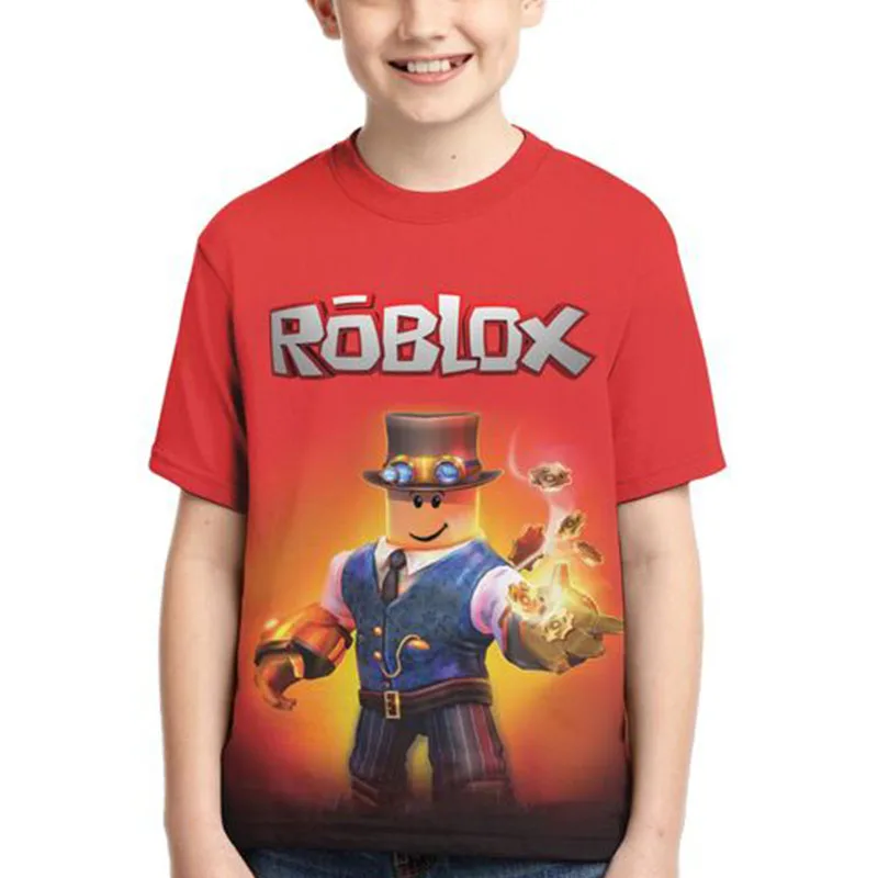 

Girls Boys Shirt Children Funny Streetwear T-shirt 3D Cartoon Game Print Tshirt Cute Kids Clothes Child Tops Summer Cool Tee