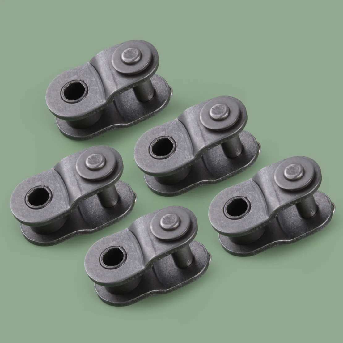 

Стальная цепь для мотоцикла 520, 5 комплектов, звено для коленчатого вала, полузвено, подходит для серии Pro 520, цепочка без уплотнительного кольца