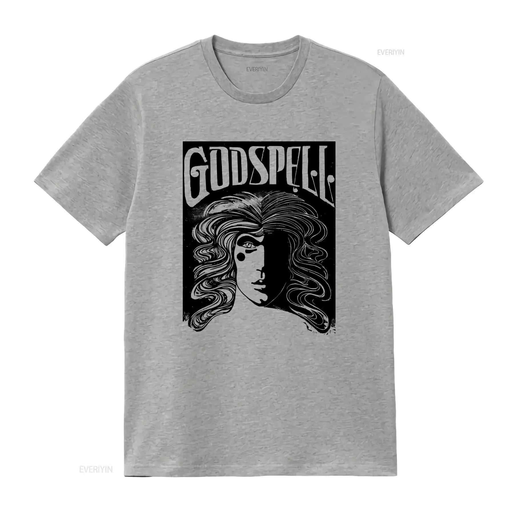 Фото Винтажная футболка Godspell мужская, размеры M, L, красная, в стиле музыкального театра, сделано в США, 80-е, с эффектом потертости, стритвир, универсальная, эластичная, мужская, винтажная, с эффектом потертости №3