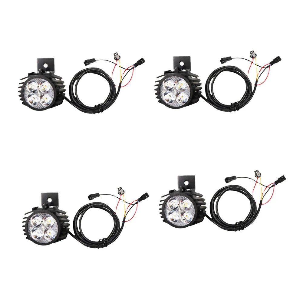 

Electric Scooter Headlights 10 Inch M4LED Two in One Modified External Ultra Bright Headlights Forkugoo