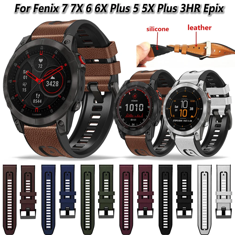 

Ремешок для смарт-часов Garmin Fenix 7 7X 5 5X 5 Plus 6 6X Pro 3HR