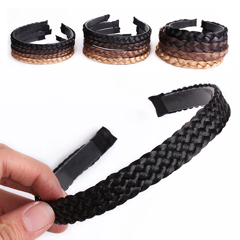 

Hair Accessories Braid Lazy Wig Twist Hair Styling Braid Headband Women Hair Band Hairpin Bohemia Non-slip Headdress Bridal