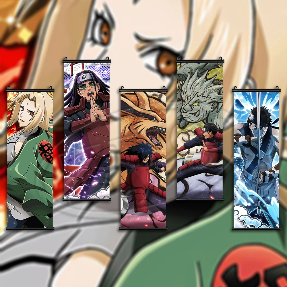 

Japanese Anime Wall Painting HD Print Home NARUTO Posters Canvas Art Uchiha Madara Modular Picture Hanging Scrolls Room Decor