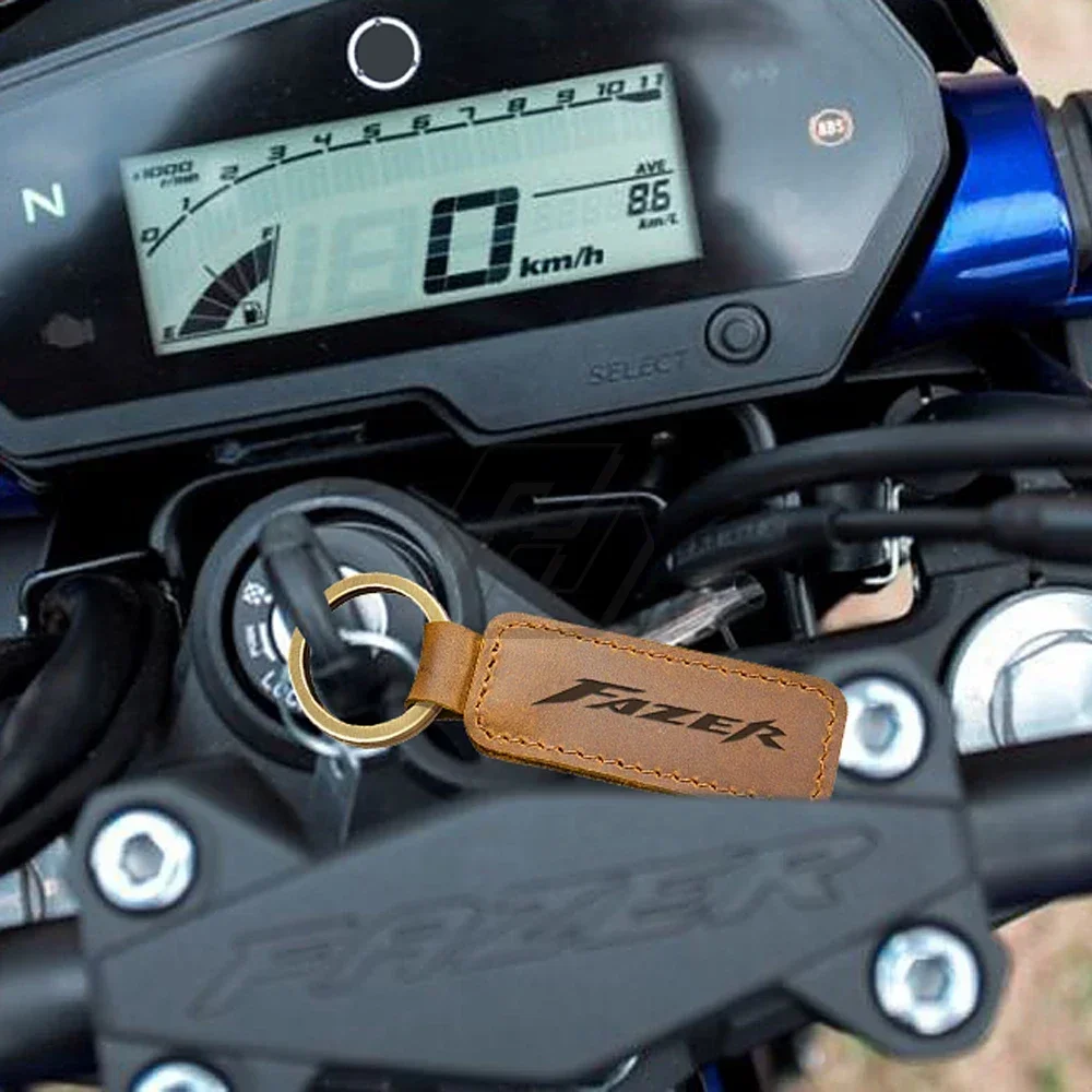 Брелок для ключей из воловьей кожи Yamaha Fazer 250 8 FZ6 FZ8 FZ1 FZS600