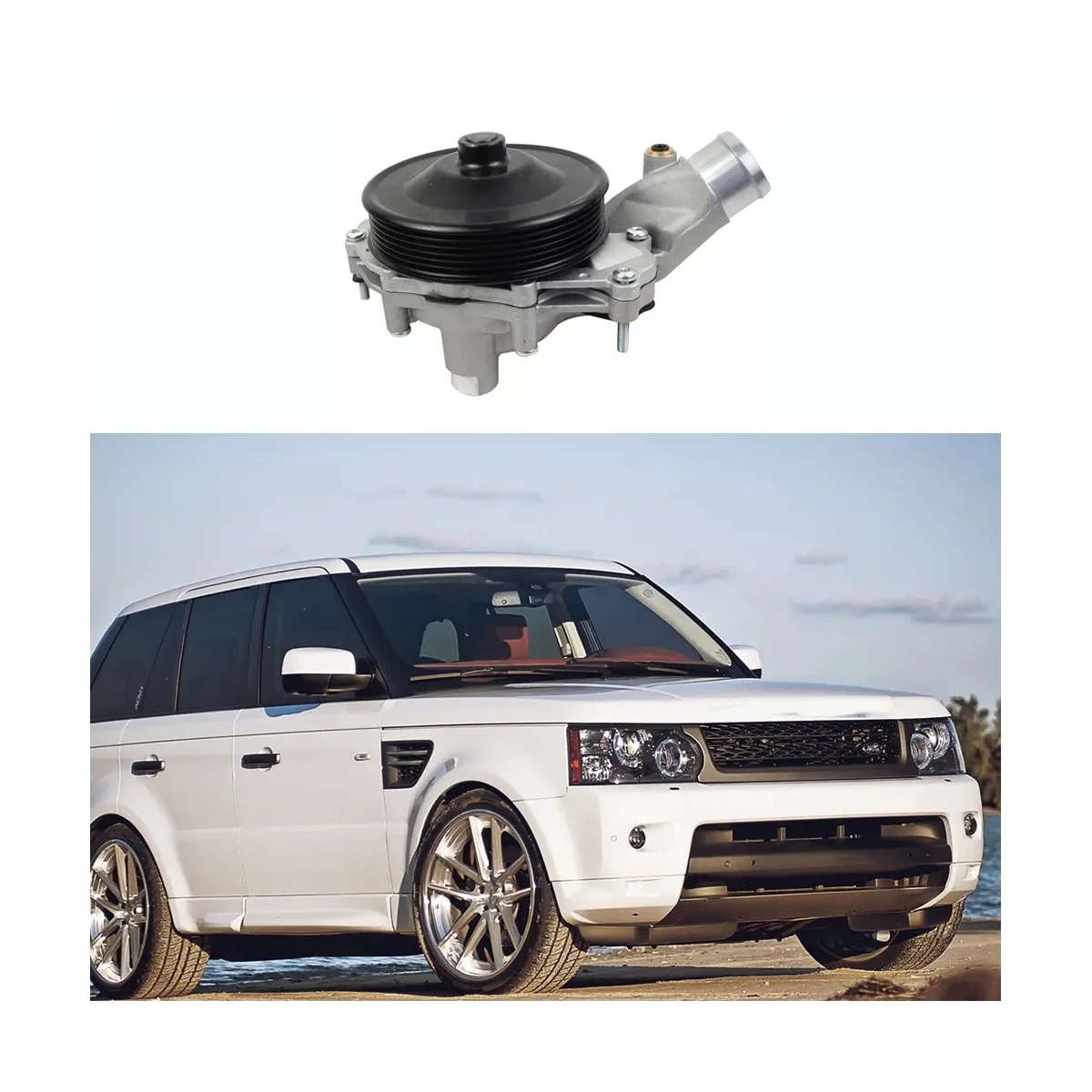 Водяной насос двигателя 3 0 л V6 5 V8 LR097165 LR073711 AJ813909 для Discovery LR4 Range Rover Sport -Jaguar XF XJ XE XK XJR