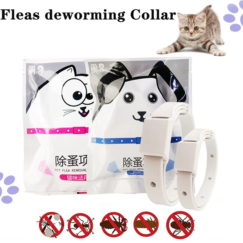

Removes Flea Tick Collar for Dogs Cats Up To 3 Month Flea Tick Mosquitoes Repellent Collar Anti-Insect Cat Leads Pet supplies