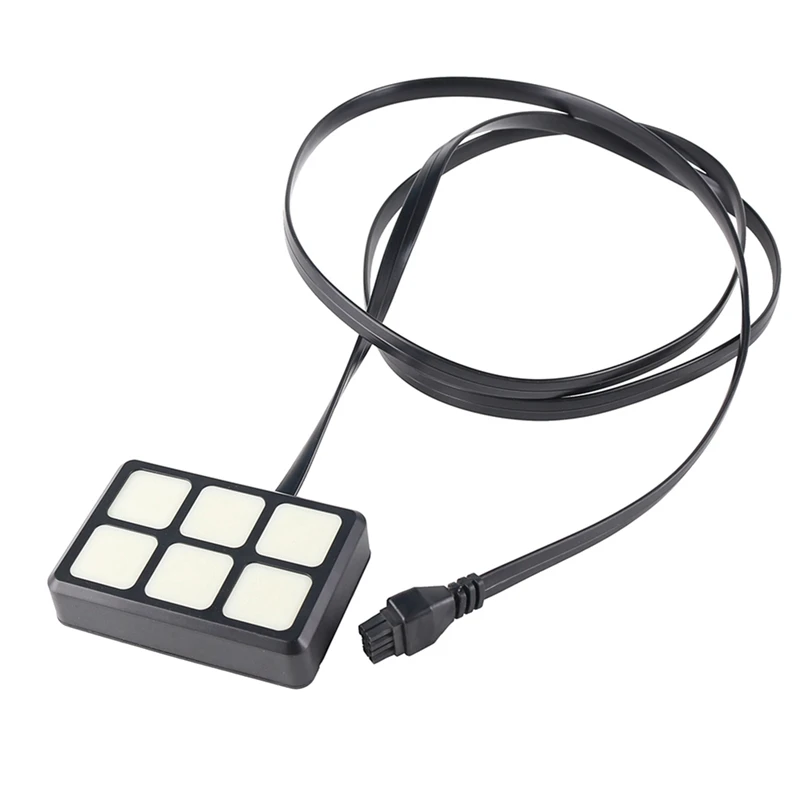 Car 6 Gang Switch Panel Relay System Circuit Control Box For Jeep Wrangler Boat Spare Parts