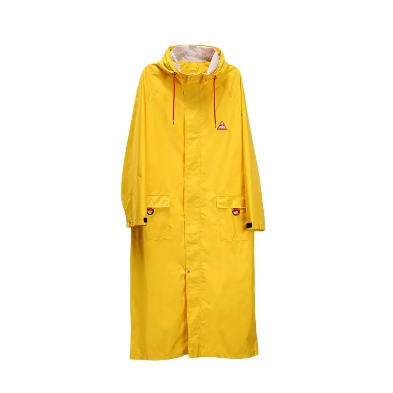 

Long Windbreaker Women Raincoat Jackets Outdoor Hiking Yellow Rain Coat Poncho Waterproof Suit Couple Raincoats Impermeable Gift