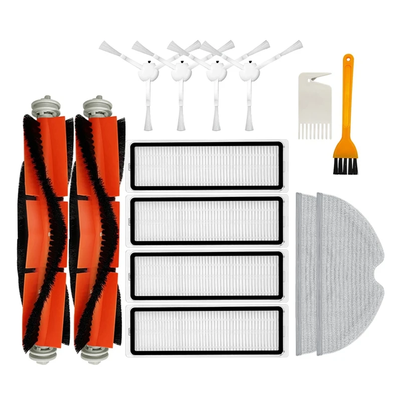 

1 Set Main Side Brush Hepa Filter Mop Cloth Rag For Xiaomi Mijia 1C 2C Mi Robot Vacuum Mop Dreame F9 Spare Parts Accessories