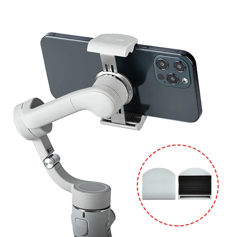 

For DJI OM 5 Smartphone Gimbal Handheld Extended Phone Holder Clip For DJI Osmo Mobile 4/SE Handheld Stabilizer Accessories