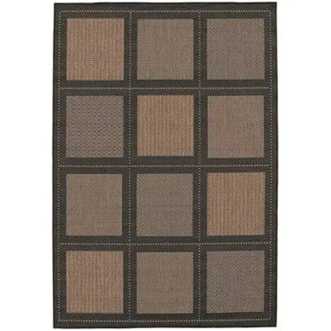 

10432500023710U 2 ft. 3 in. x 7 ft. 10 in. Recife Summit Rug - Cocoa & Black