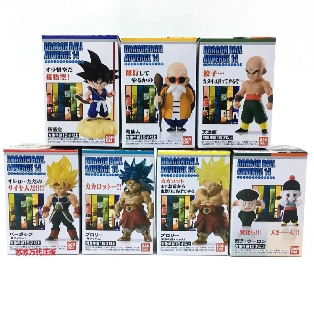 Фото В наличии Bandai Аниме Фигурки Dragon Ball Adverge14 Комический персонаж Сон Гоку Мастер Роши Коллекция Маленькая модель Кукла Игрушка №3