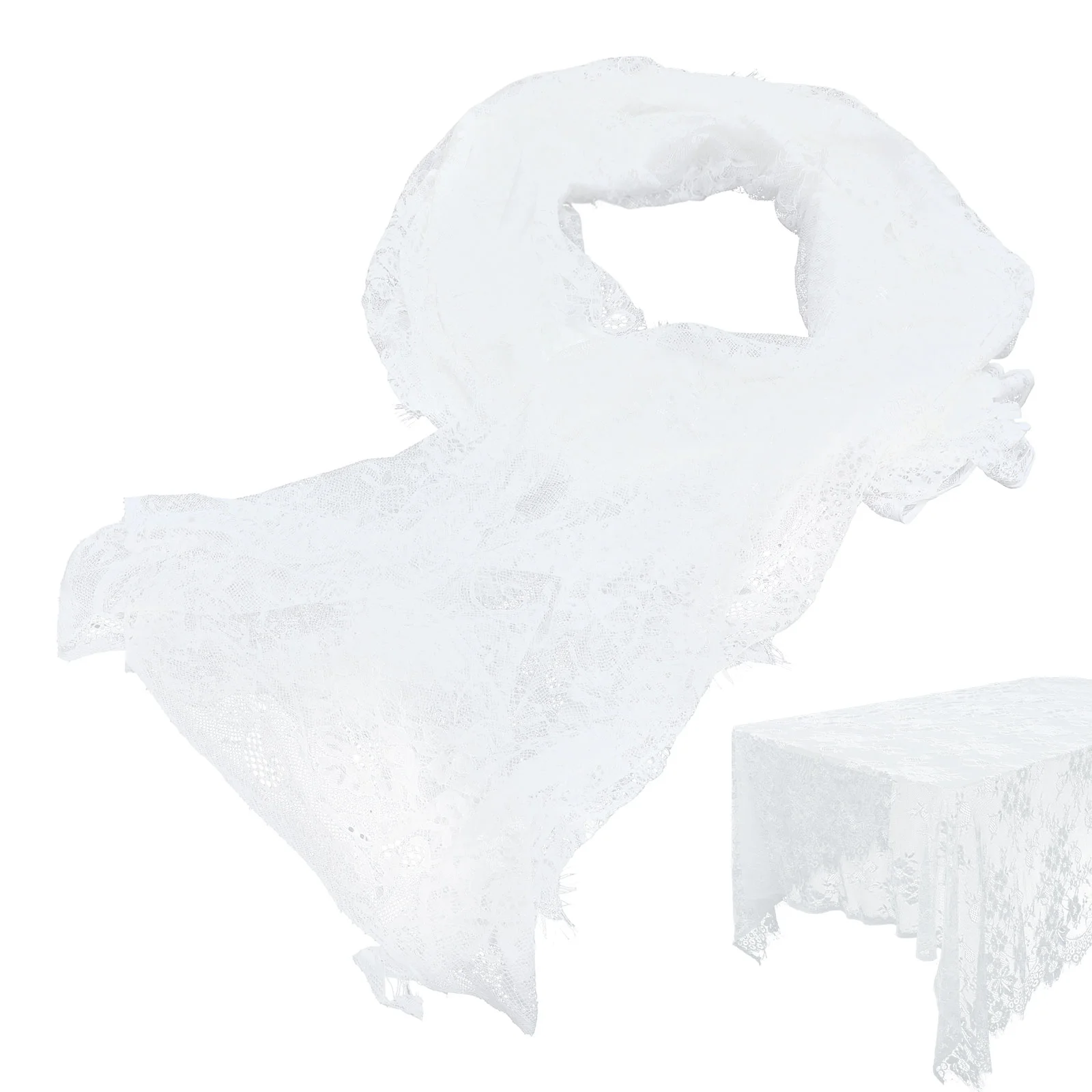 

Tablecloth Wedding Reception Decor Overlays Tables Tea Party Dining Vintage Lace Decorations Rustic Outdoor