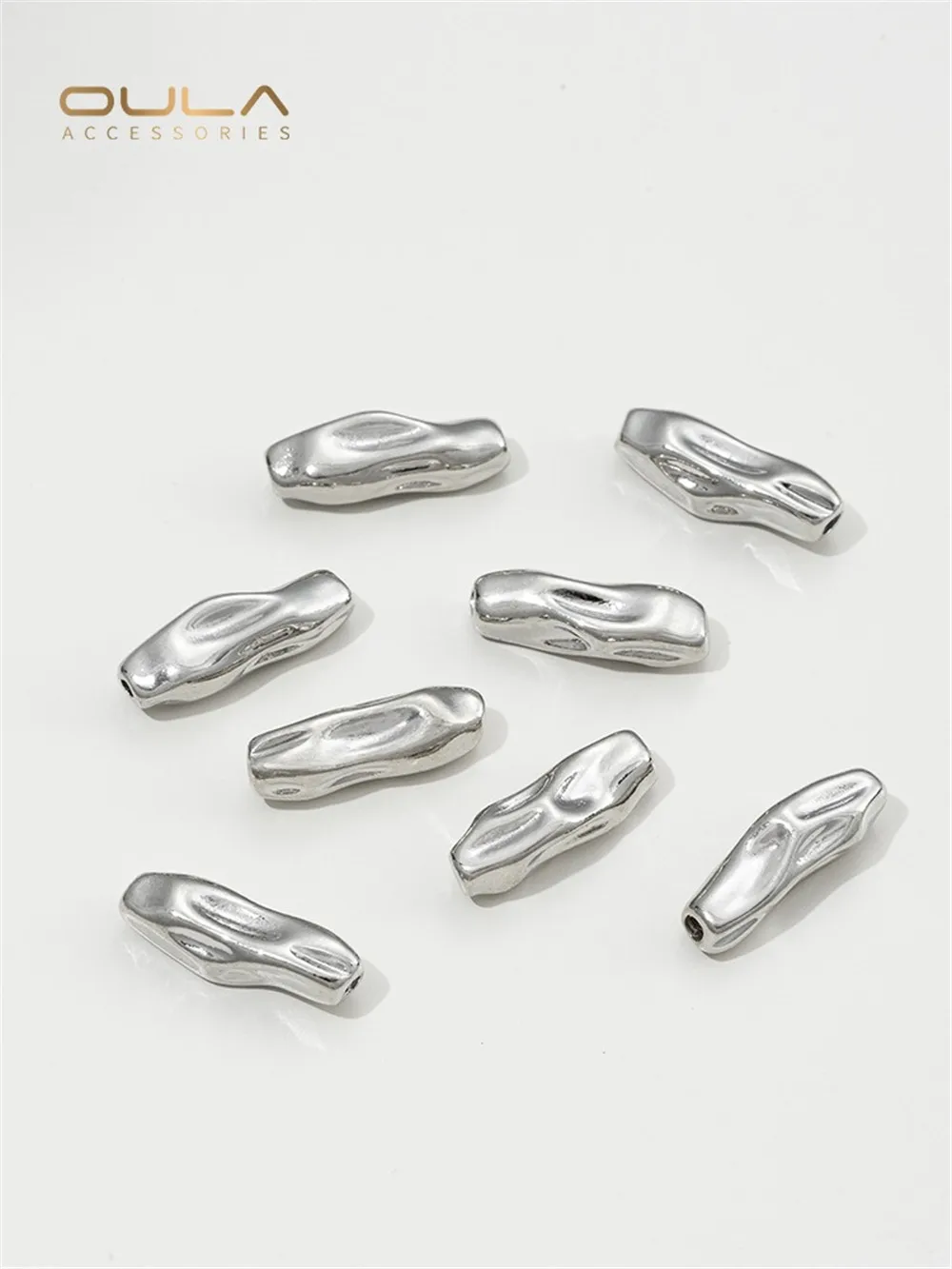 Длинная полоска имитация барокко бусина 14 к позолоченная прямая в форме