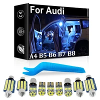 vehicle canbus interior led light for audi a4 s4 rs4 b5 b6 b7 b8 map dome vanity mirror trunk car indoor lamp auto parts