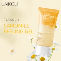 60g camomile exfoliating gel absorb dirt remove blackhead deep cleaning face cream oil control shrink pores facial peeling gel