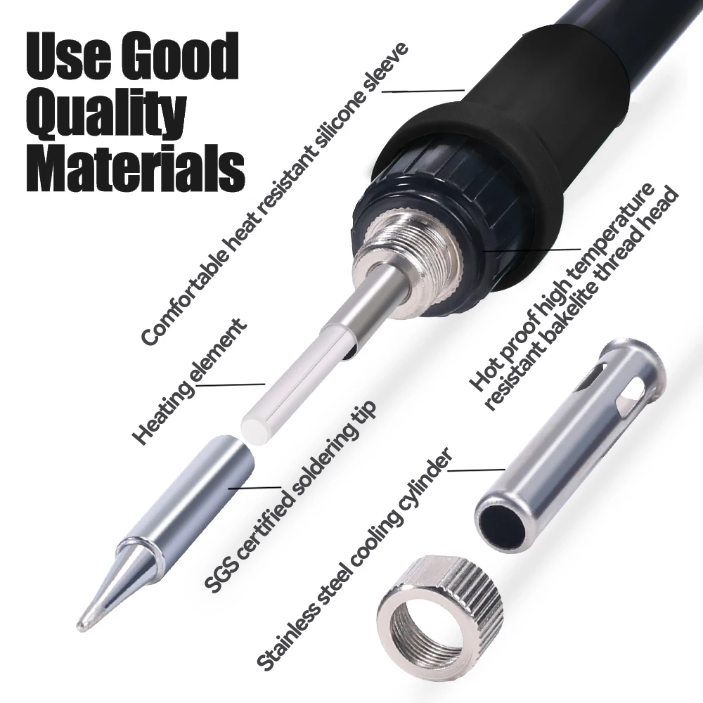 Паяльная станция Silverflo 8586D 2 в 1 паяльная с термофеном и цифровыми дисплеями