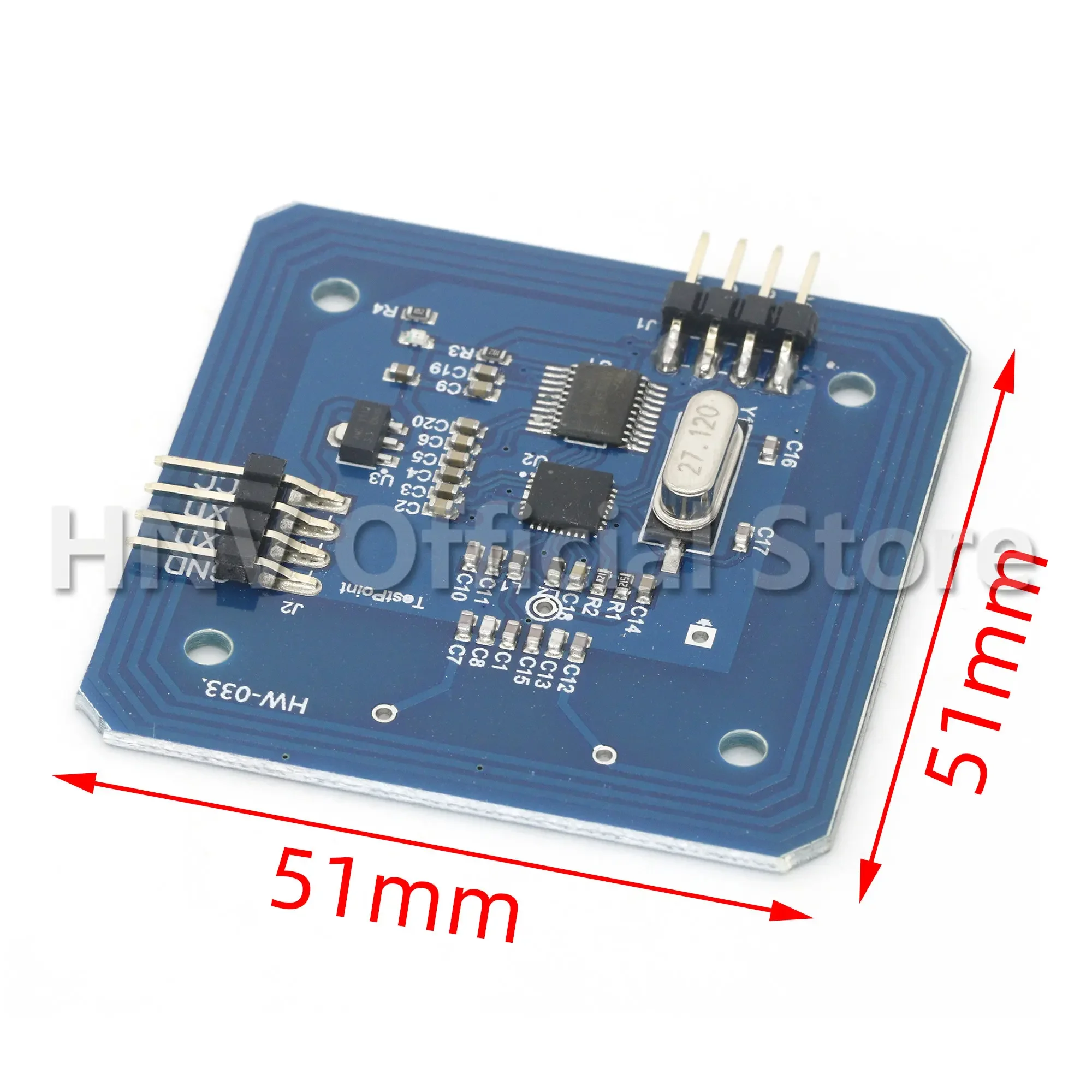 RC522 Модуль считывания RFID Последовательный 13 56 МГц IC Card Reader MFRC522 RF модуль Макетная