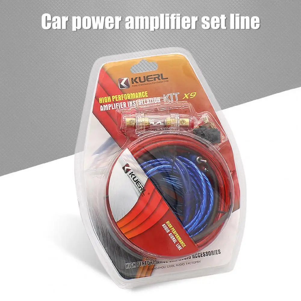 

1 Set Audio Wire Compact Universal Portable Car AMP Audio Wiring for Wiring Car Audio Wire Subwoofer Audio Wire