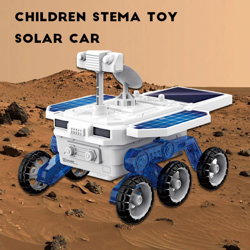 

Детская креативная Паровая игрушка, солнечный автомобиль, блоки, детский научный обучающий инструмент, Новый энергетический автомобиль, значок звезд, датчик