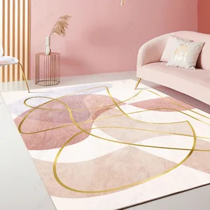 nordic light luxury living room carpet geometric abstract rug non slip and dirt resistant entrance mat modern home bedroom rugs free global shipping