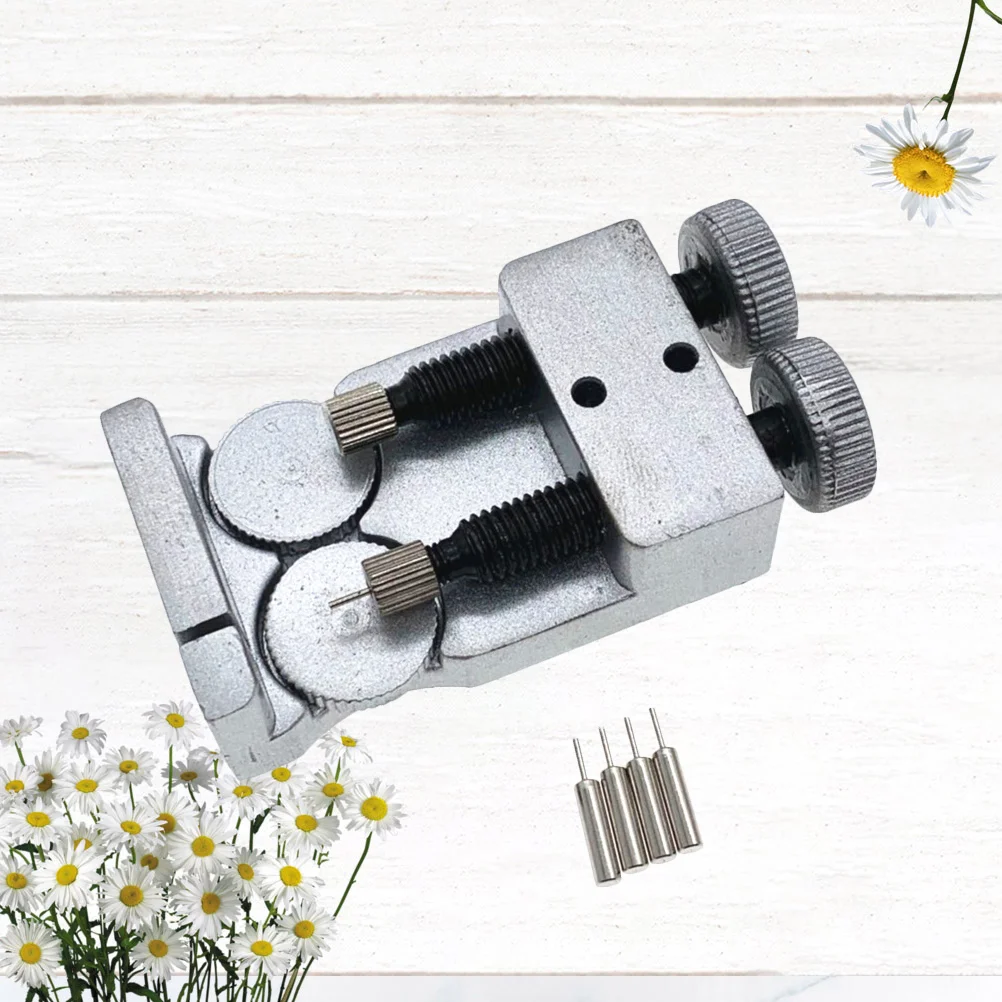 

Dual Head Watch Tools Spring Bar Pin Band Link Remover Change Watch Strap Repair Tools Kits (Silver)