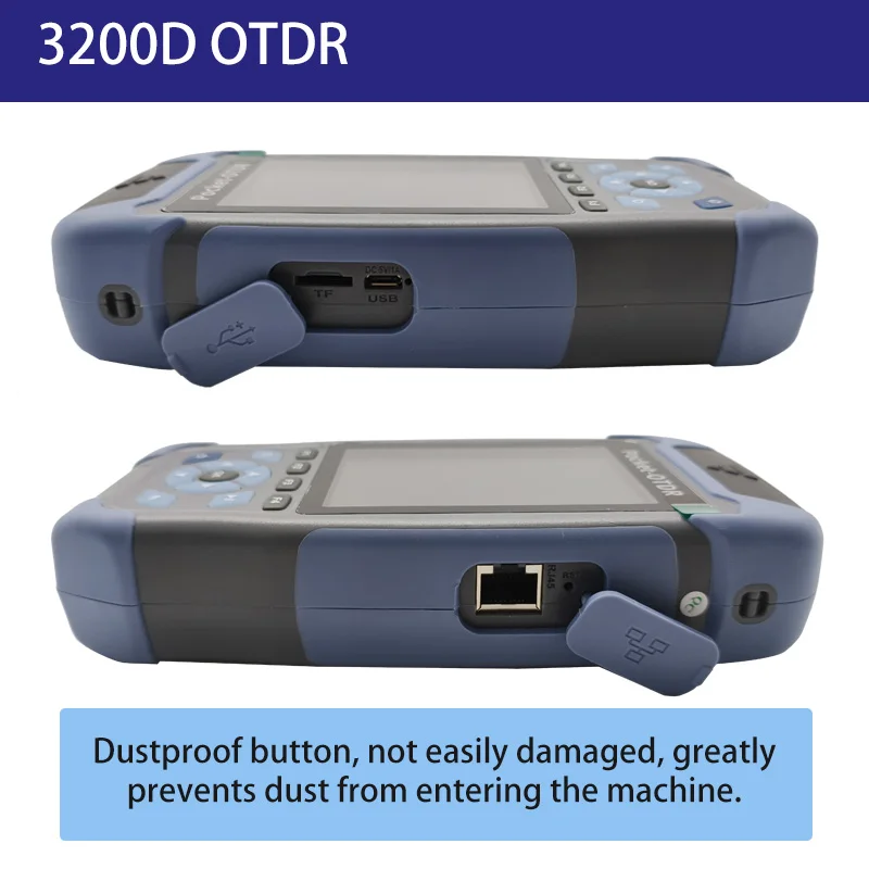 Фото 3200d Мини OTDR Оптический APC/UPC Рефлектометр во временной области 64 км VFL OPM Карта событий RJ45 Кабельный трассировщик №4