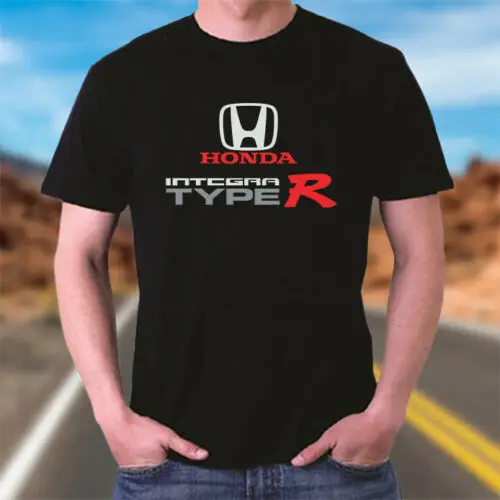

NEW TYPE R INTEGRA black Logo T-Shirt