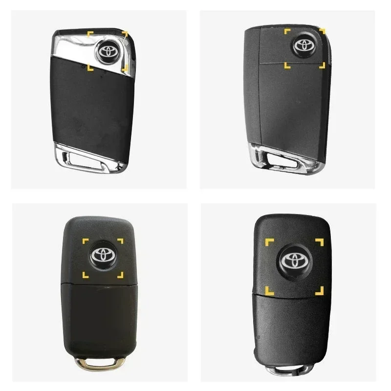 14 мм автомобильный удаленный ключ наклейки эмблема автомобильные аксессуары для