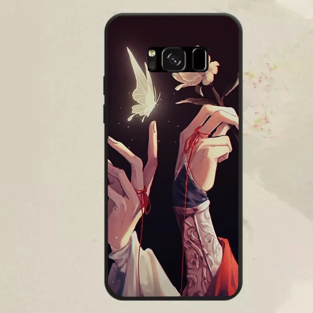 Чехол для телефона Hua Cheng Xie Llian Samsung Galaxy A52 A12 A51 S21 Edge S22 ULTRA S23 S20LITE Plus Ultra Black Cover