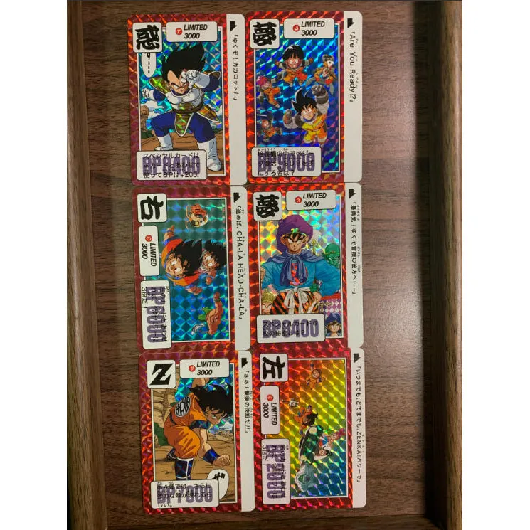 Фото Коллекционная карта Dragon Ball Limited Edition 3000 DIY с светоотражающей сеткой, BP8400, Вегета в западном стиле, Детский Гоку, аниме-карточка-игрушка №1
