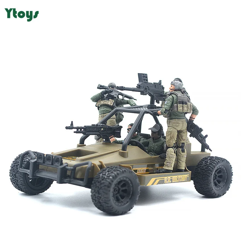 Military Vehicle Model For 3.75 Inch Military Action Figure Assault Vehicle Special Forces Scene Prop Boy Toy For 1:18 Acid Rain