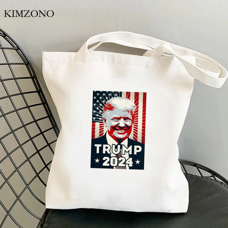 

Trump 2024 shopping bag recycle bag jute bag shopping tote eco bolsa bag sac cabas sacola string reciclaje sacolas