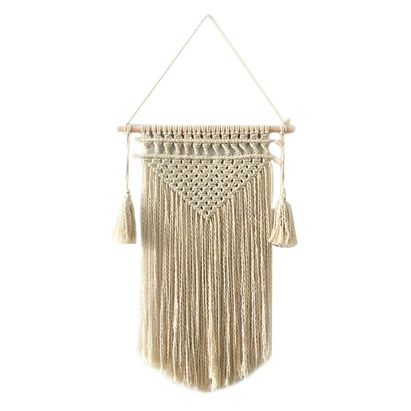

Макраме Настенный декор ручной работы в стиле бохо шикарное Плетеное украшение для дома для квартиры спальни гостиной галереи