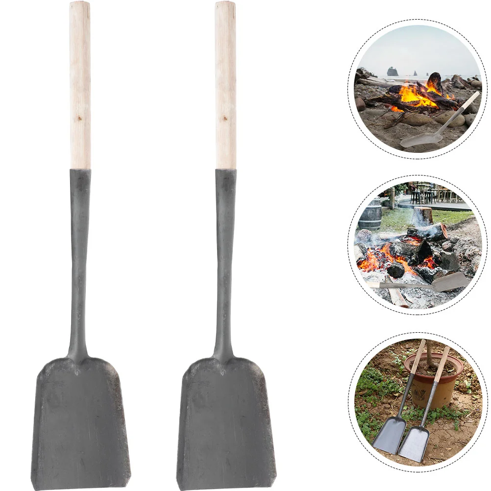 

Ash Fireplace Coal Trowel Scoop Charcoal Garden Grill Bbq Hand Stove Rake Oven Kitchen Tool Pizza Pit Poker Fire Gardening Tools