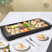 Smokeless Barbecue Grill 1700W Household BBQ Griddle Plate Machine Adjustable temperature Electric Grill Pan 220V