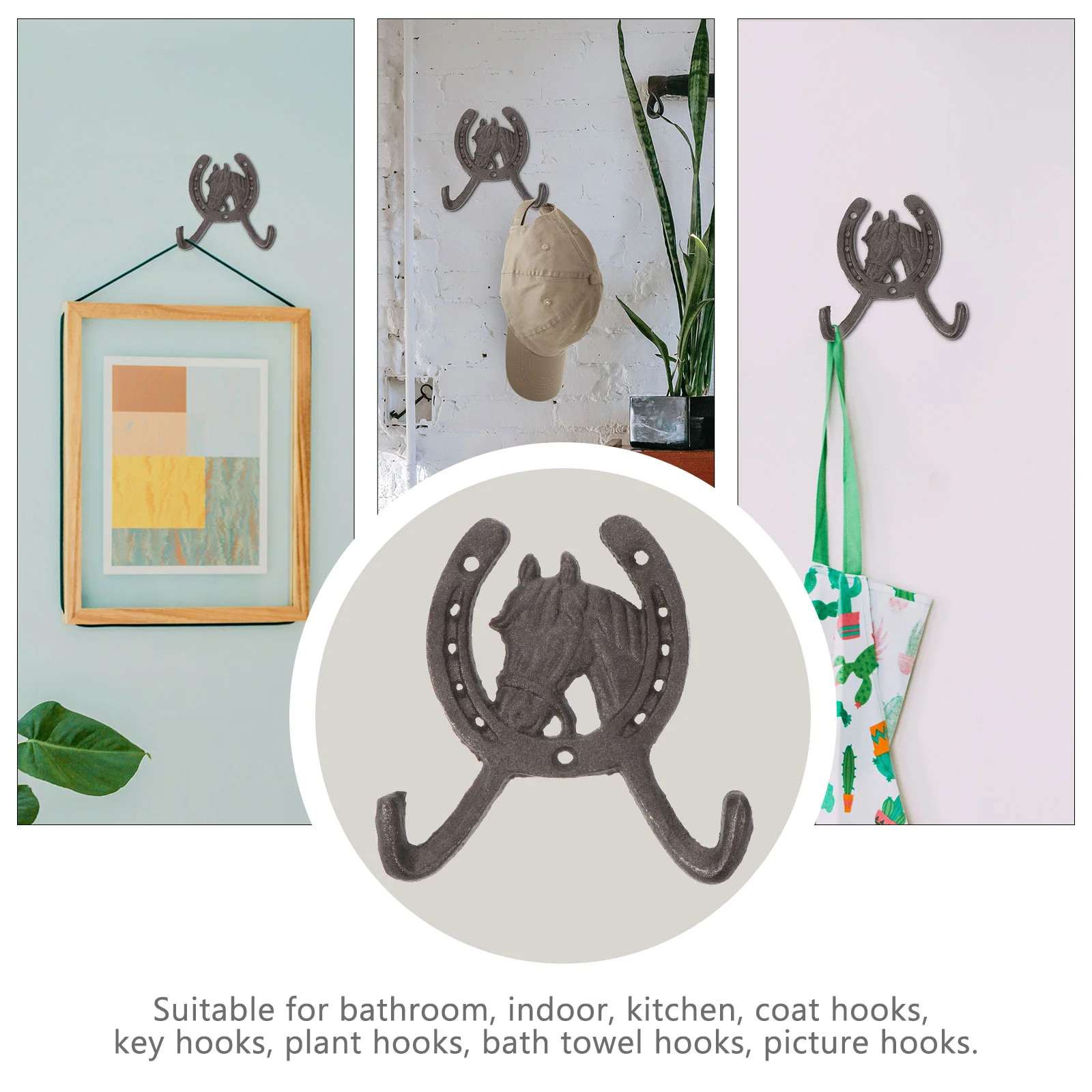 

Horse Head Wall Hook Door Hanger Hook