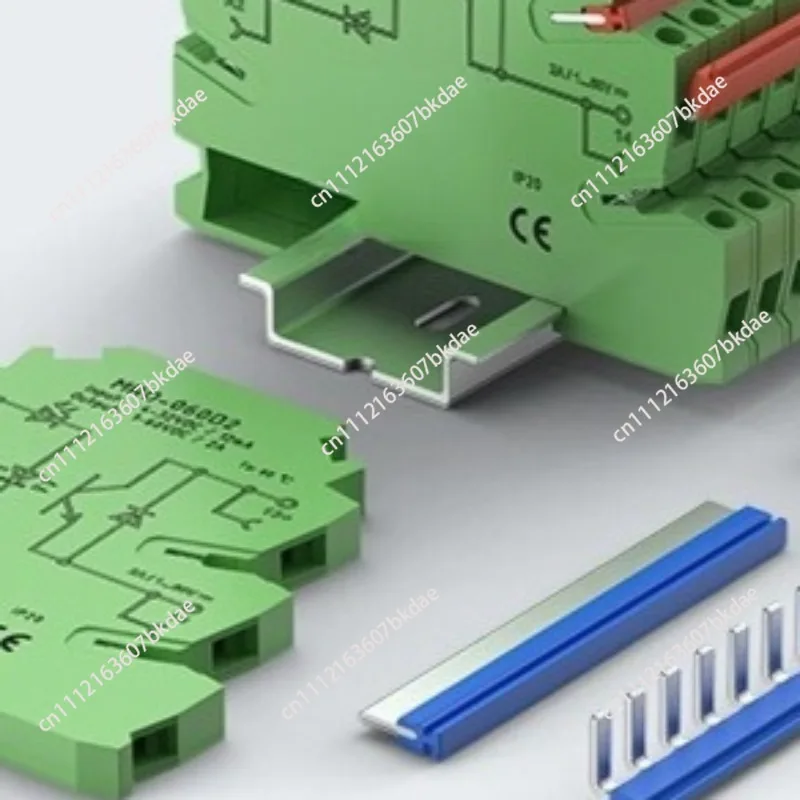 Фото 5 шт. MRD-060D2 Инновационное твердотельное реле с LED-индикацией, вход 2А: 5В, 12В, 24В DC, модуль реле на DIN-рейку, переключатель №1
