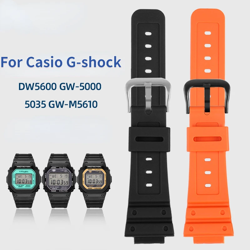 

Ремешок силиконовый для CASIO G-Shock GA2100 GW6900 GD120 DW5600 5610 DW5700, маленький квадратный мужской спортивный ремешок для часов, аксессуары для часов