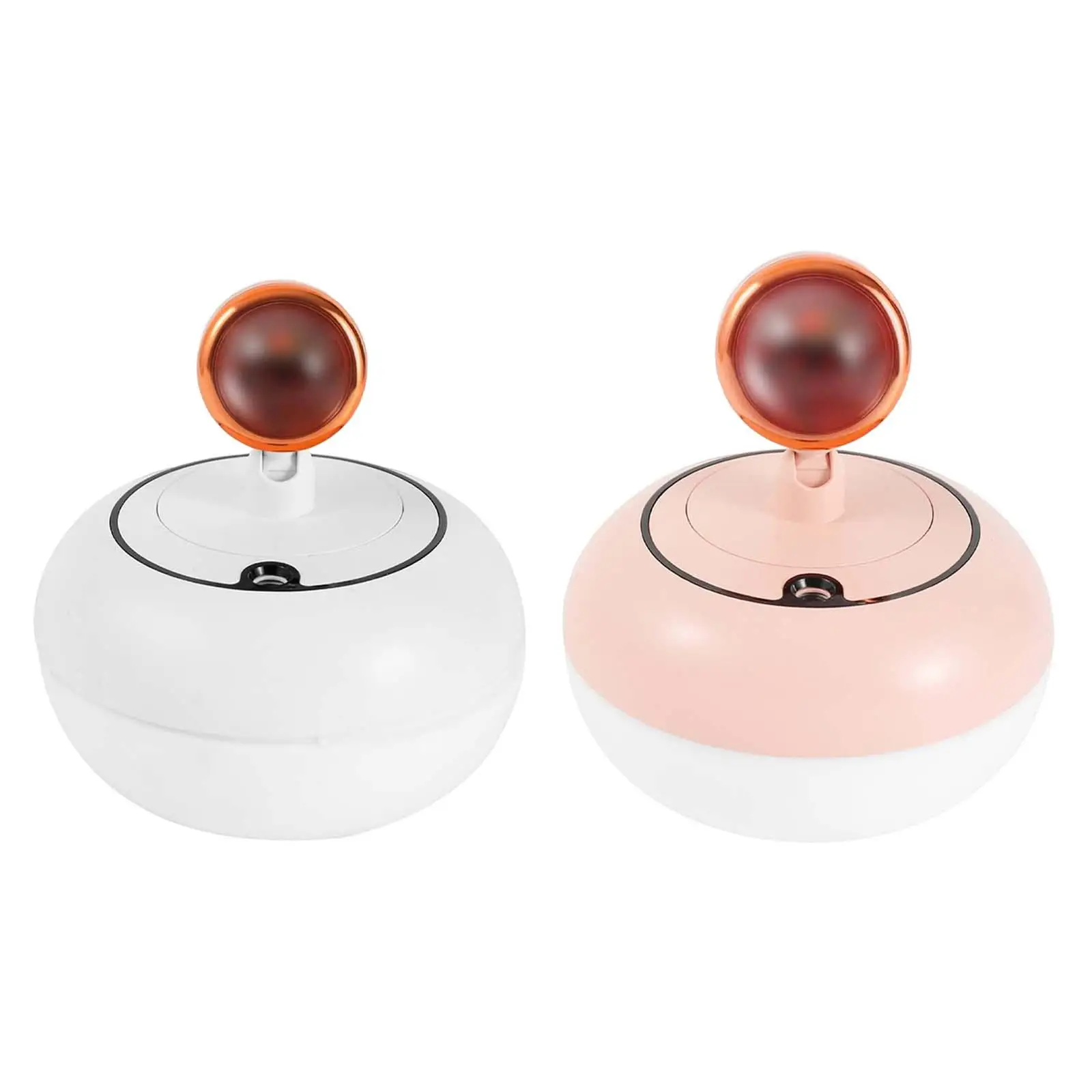 

Cool Mist Humidifier Rechargeable Night Light with Projector Bedroom Decor Silent Small USB Charging Lamp