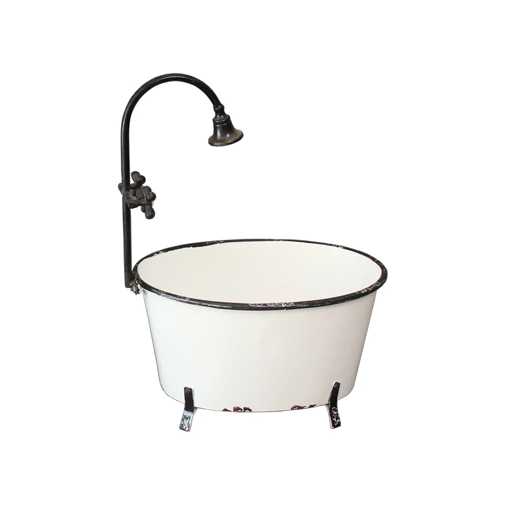 

High Quality Wholesale Bathtub Metal Garden Flower Pot Planters