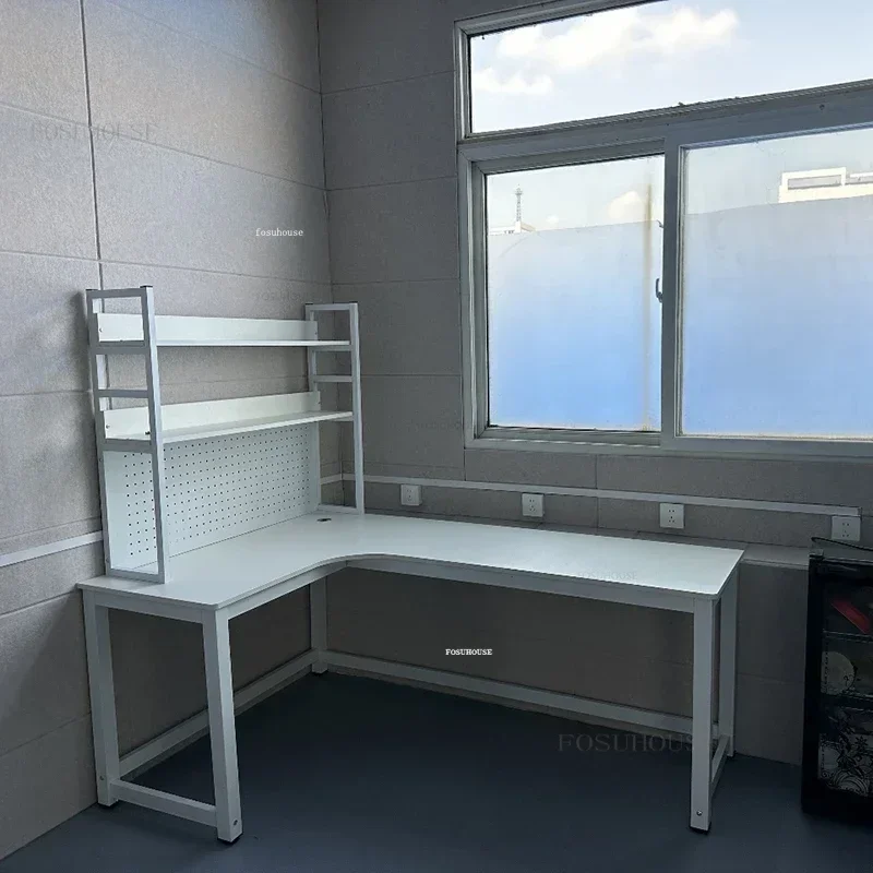 Современные угловые компьютерные столы домашний двойной настольный игровой